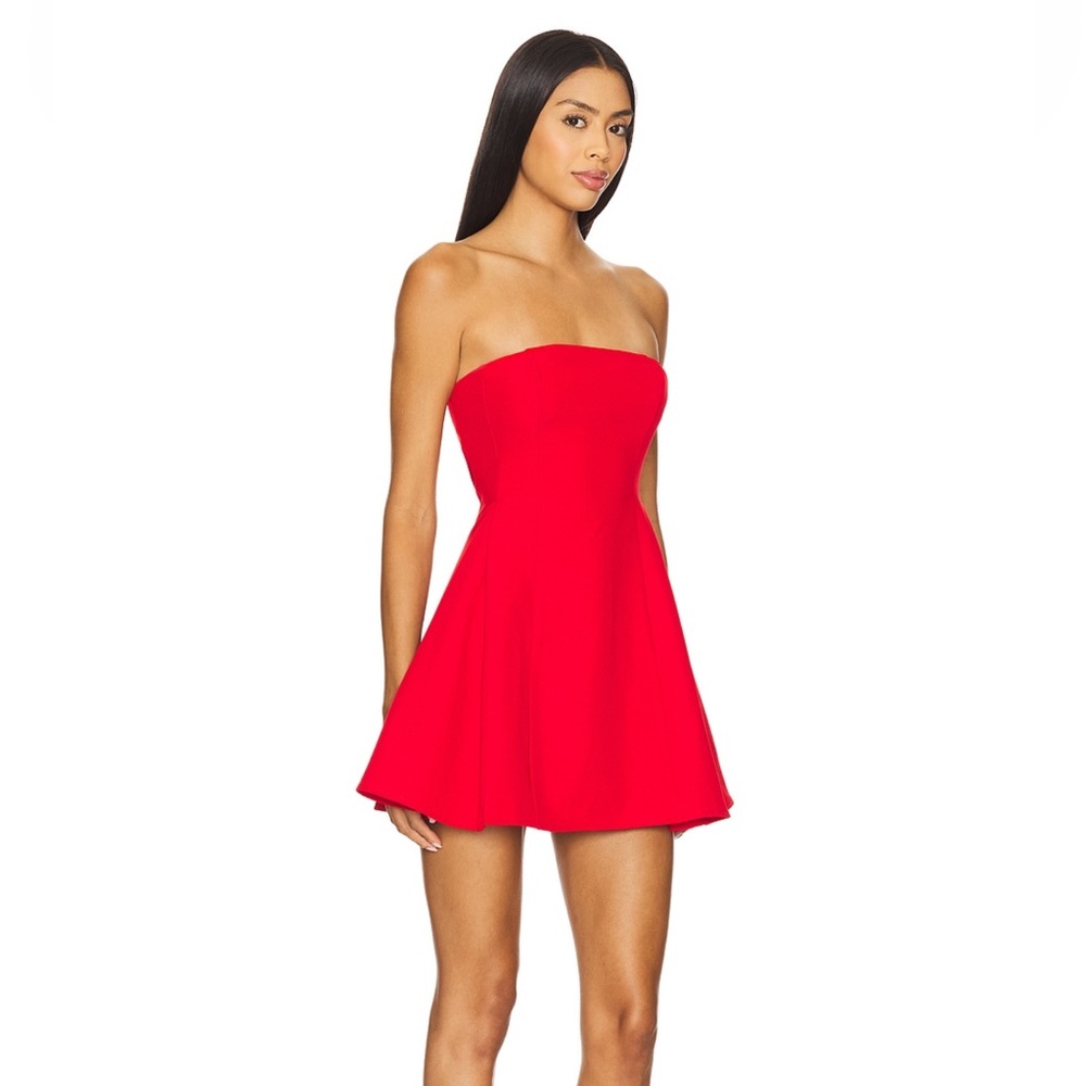 Superdown Red Strapless Dress - image 2